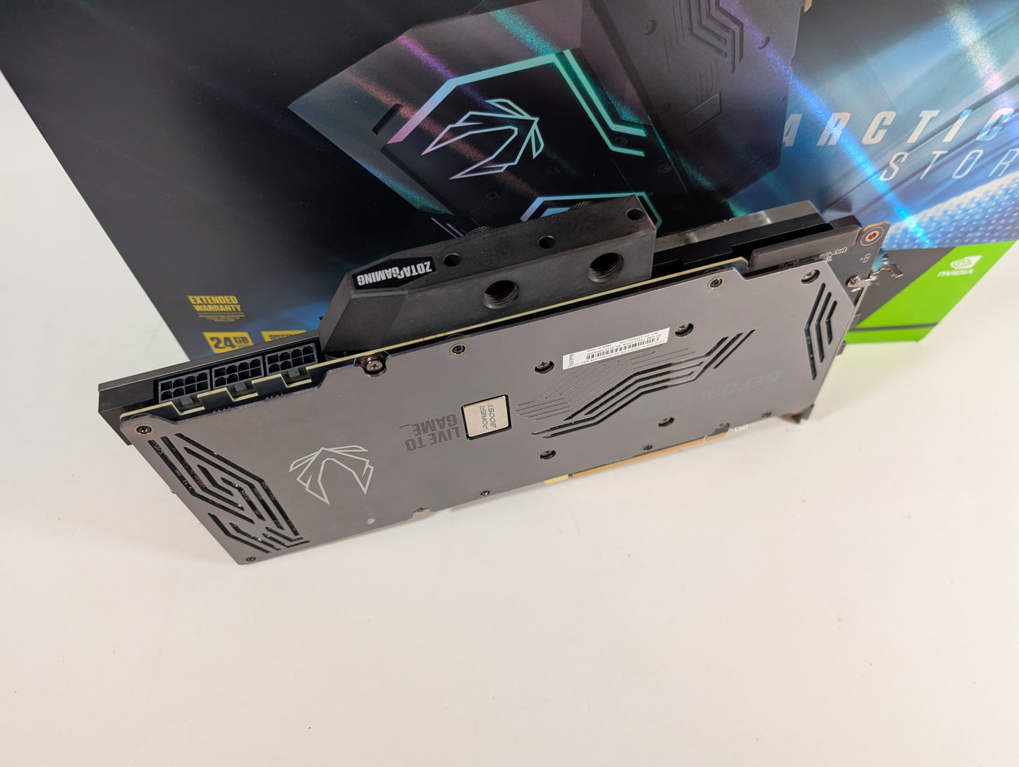 Zotac RTX3090 Artic Storm Water 24GB GDDR6X Gaming /KI /Workstation Grafikkarte