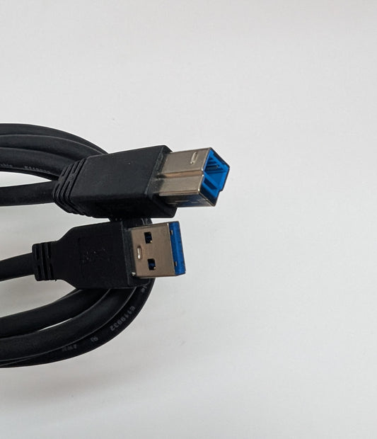 Druckerkabel - USB A auf USB B - USB 3.0 Kabel - 1,8m Schwarz