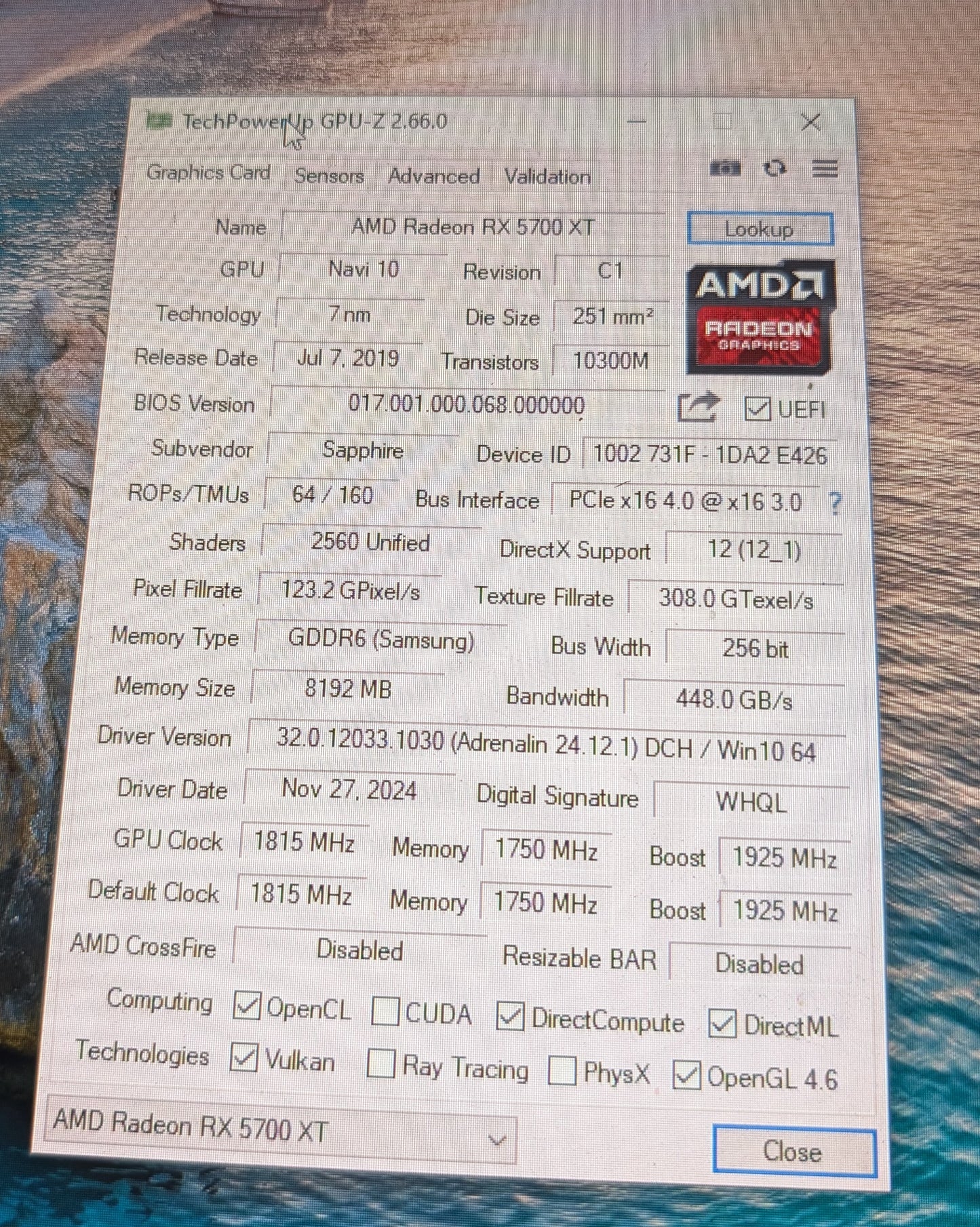 RX5700 XT 8GB GDDR6 Gaming /Server GPU #PF-25-57XT-XX