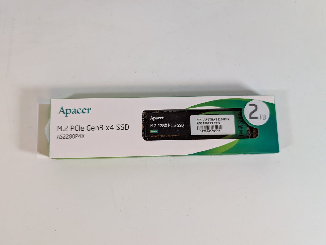 APACER 2TB NVME SSD - 2.100MB/s Geschwindigkeit PCIe Gen3 X4 - Speicher