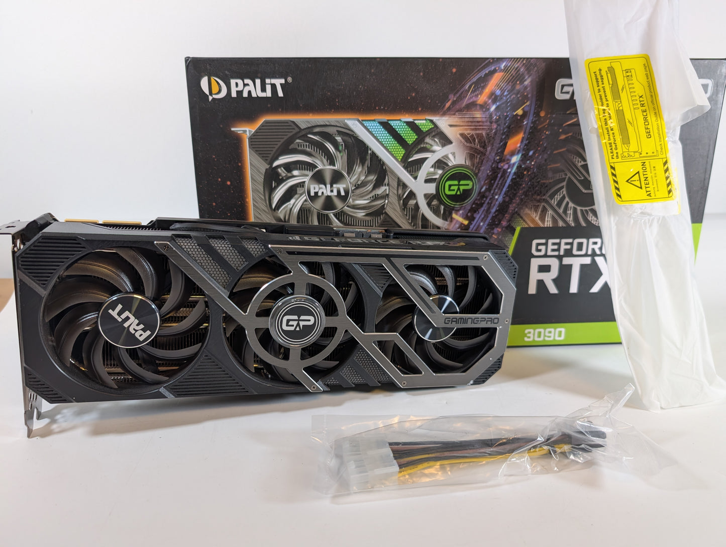Palit RTX3090 Gaming Pro 24GB GDDR6X Gaming /KI /Workstation Grafikkarte + Extra