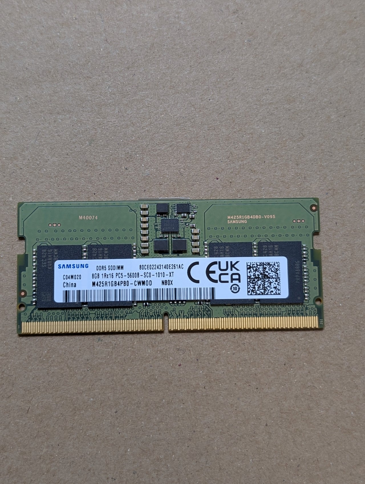 Samsung 8GB DDR5 SO-DIMM 5600 CL46 (1010-XT)