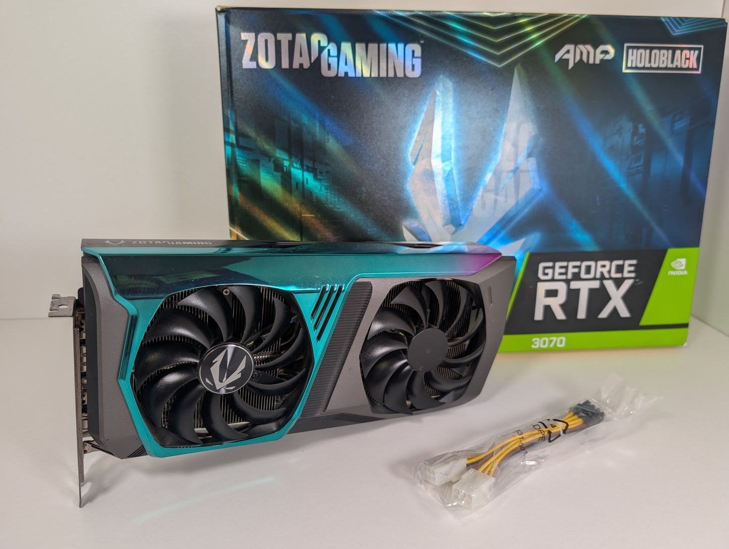ZOTAC GeForce RTX 3070 AMP Holo 8GB GDDR6 Gaming Grafikkarte RGB