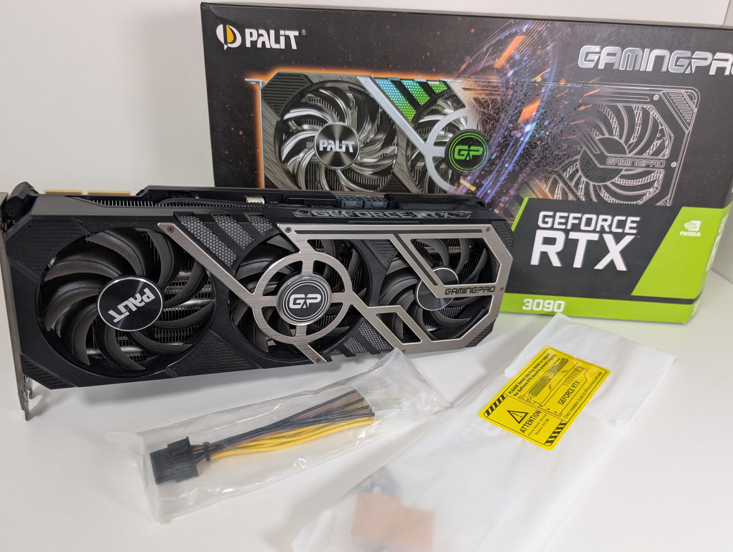 Palit RTX3090 Gaming Pro 24GB GDDR6X Ki, Workstation & Gaming Grafikkarte
