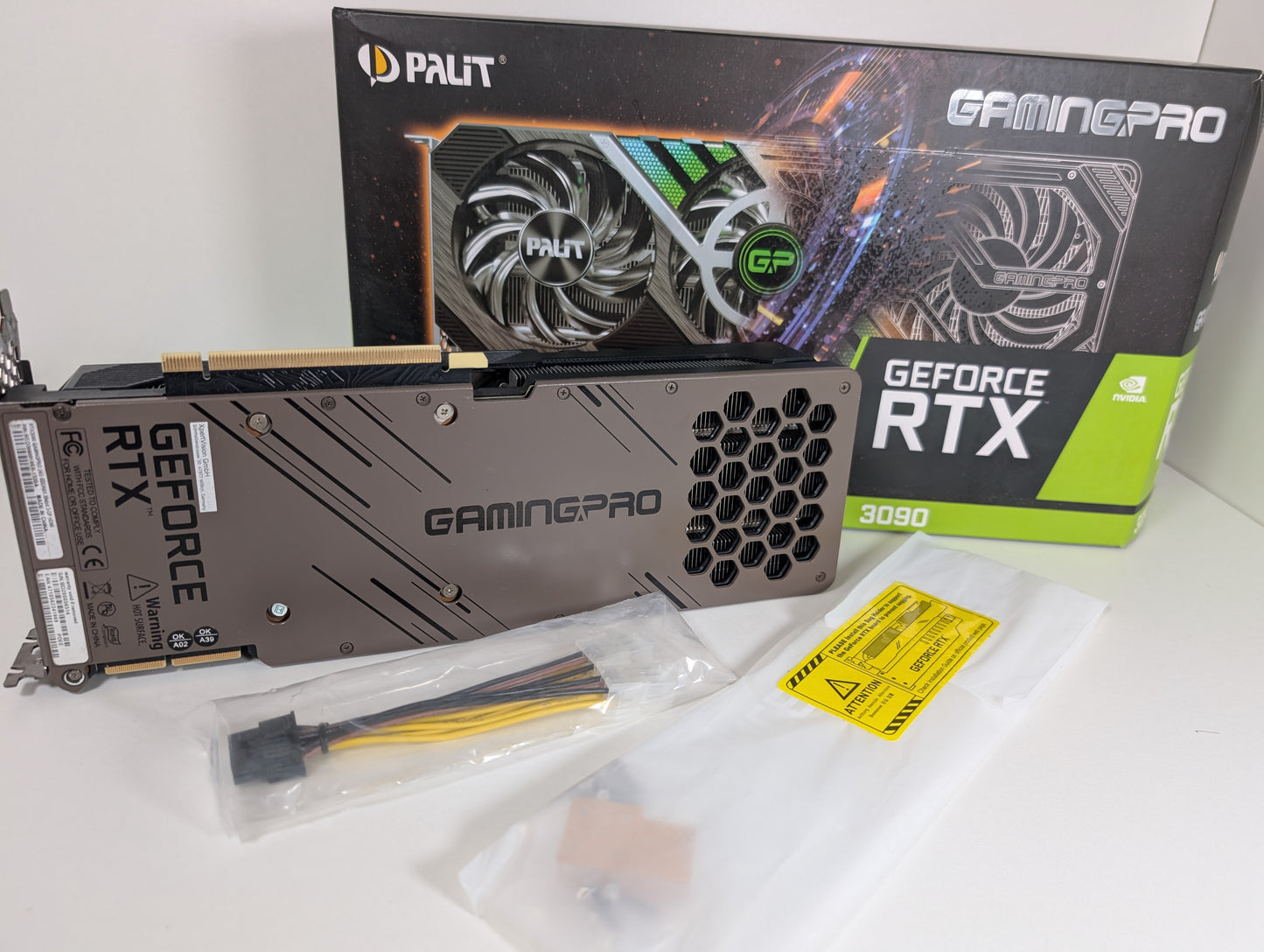 Palit RTX3090 Gaming Pro 24GB GDDR6X Ki, Workstation & Gaming Grafikkarte