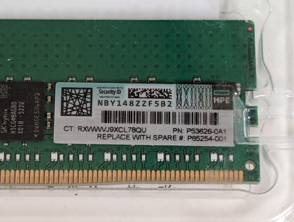 HPE P48501-001 / P43330-0A1 - 32 GB 2Rx8 PC5-5600B ECC DDR5 RDIMM