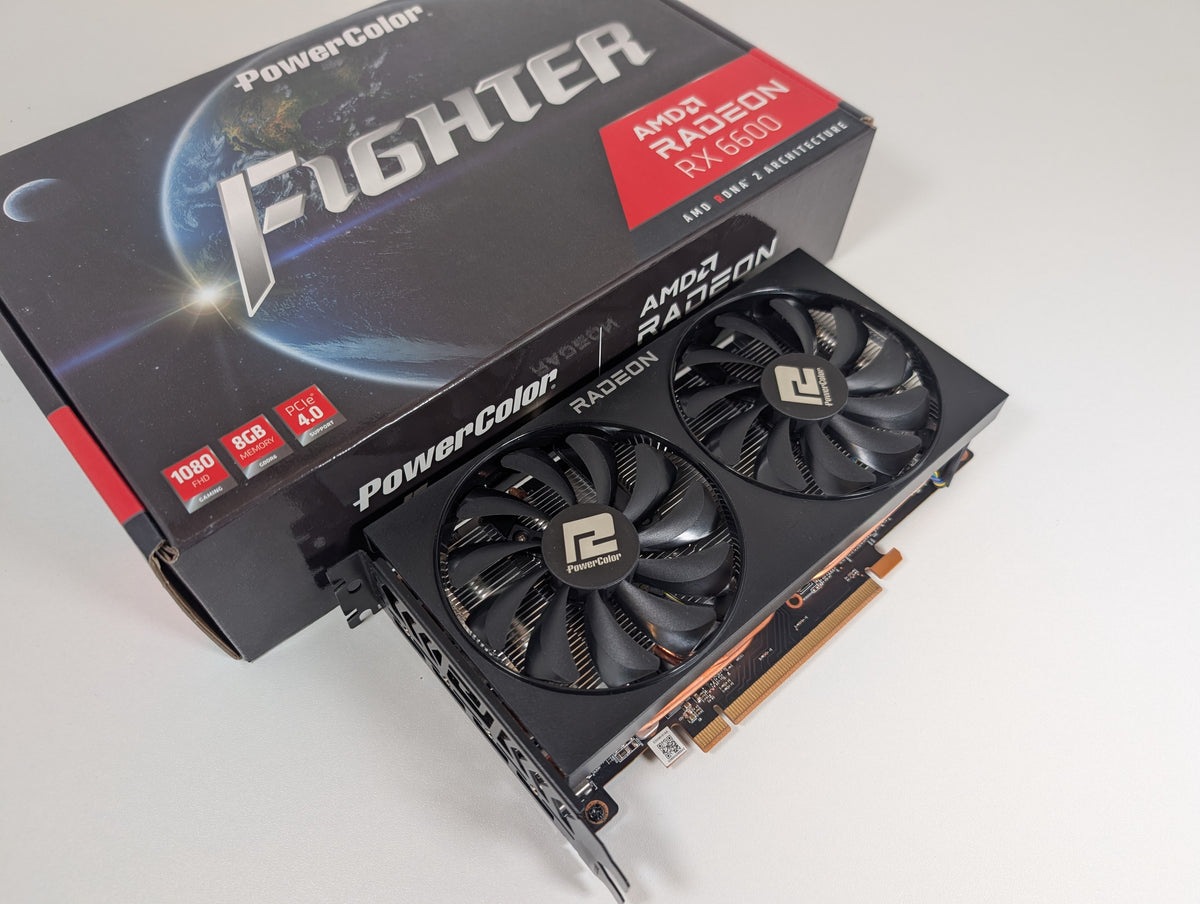 Power Color RX6600 Fighter 8GB GDDR6 Gaming Grafikkarte