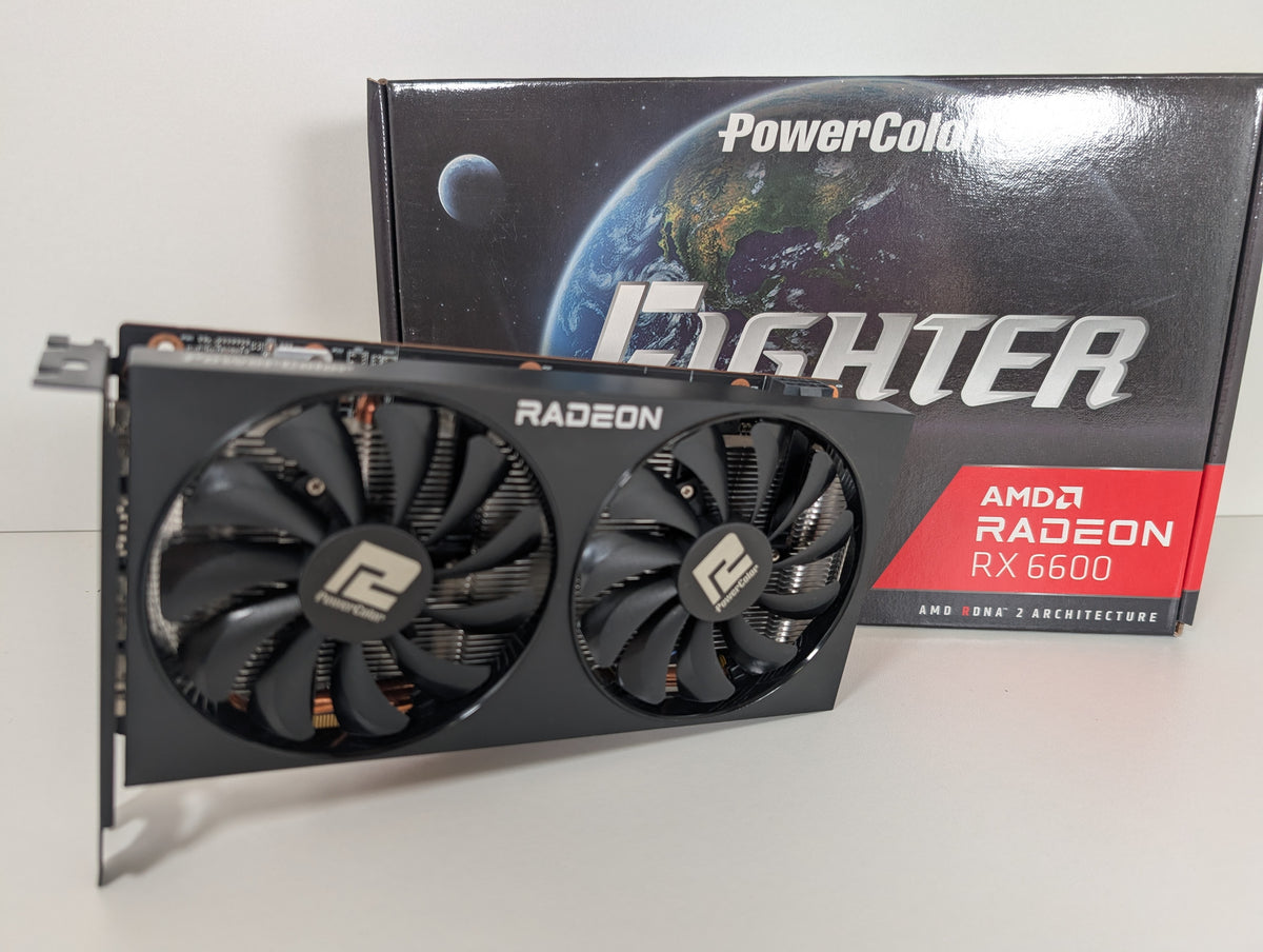 Power Color RX6600 Fighter 8GB GDDR6 Gaming Grafikkarte