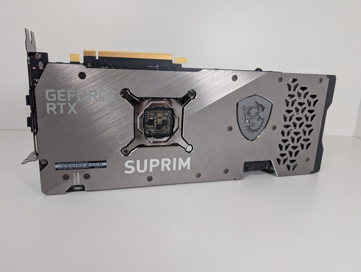 MSI RTX 3070 SUPRIM X 8GB GDDR6 Gaming Grafikkarte RGB