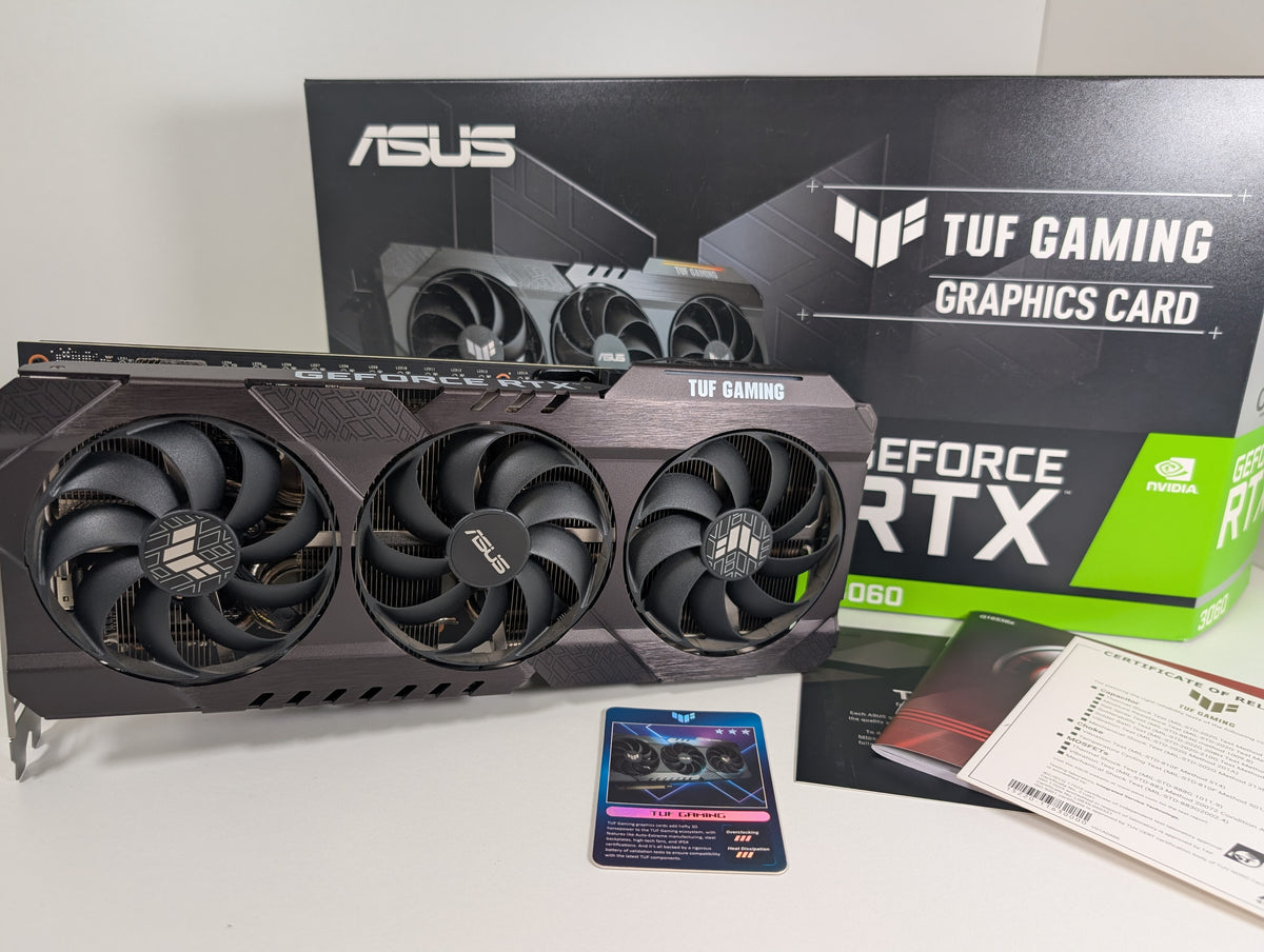 ASUS RTX3060 TUF 12GB GDDR6 Gaming Grafikkarte Nvidia GeForce